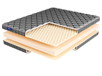 Матрас FOAM 10 Massage Double LUX 200x200 19130 умеренно-мягкой жесткости высотой 18 см